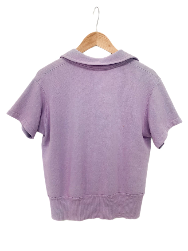 1950's Lavender Half-Zip Sweatshirt