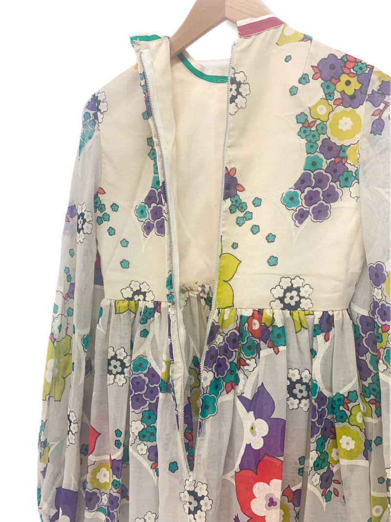 1960s Murray Hamburger Floral Dress