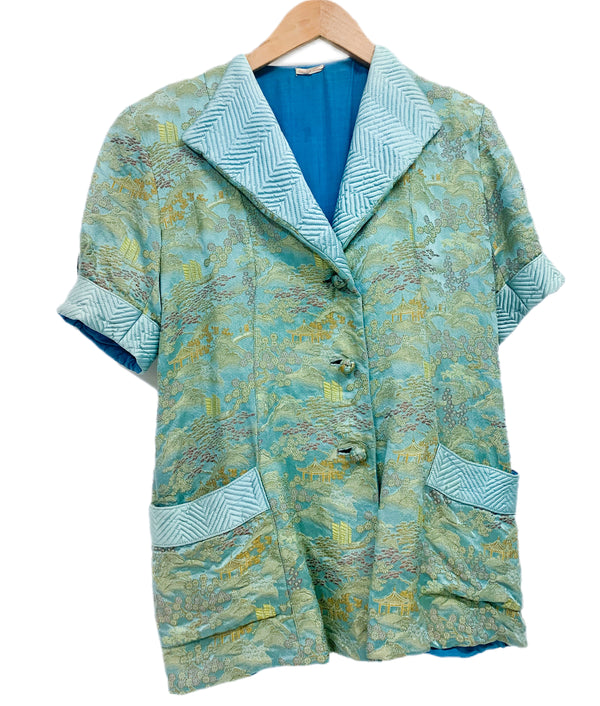 1940s Silk Chinese Brocade Jacket