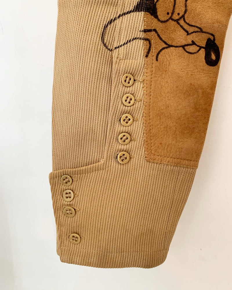 Upcycled vintage Wile E. Coyote & Roadrunner Riding Pants