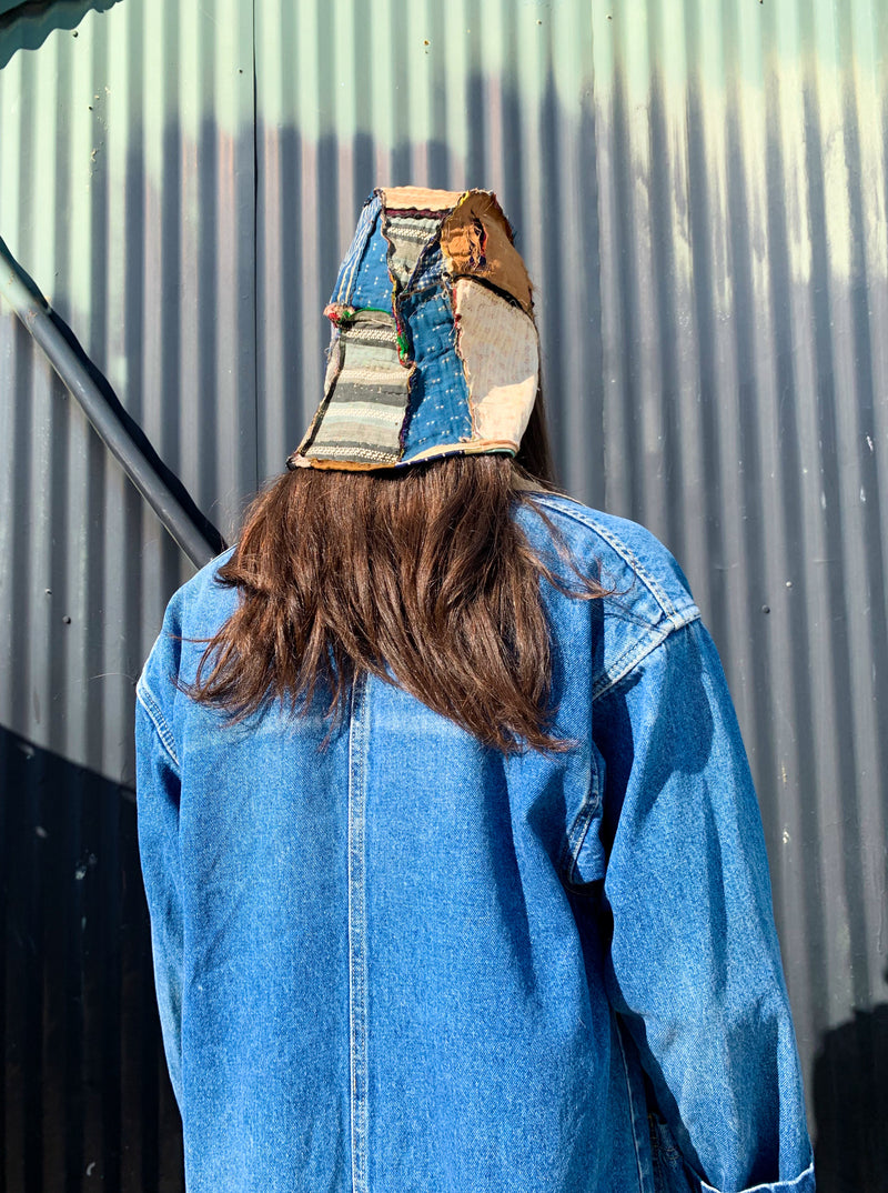 1980s Denim Trench Coat