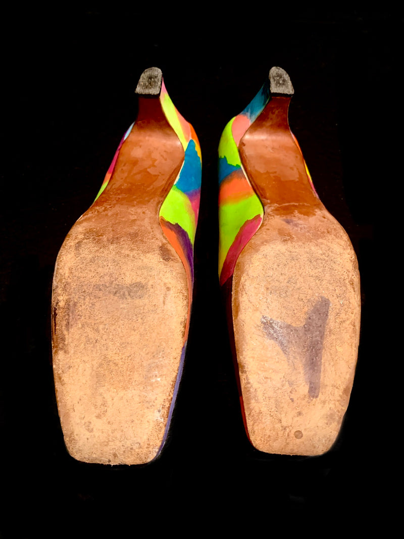 1960s Rainbow Jewel Heels