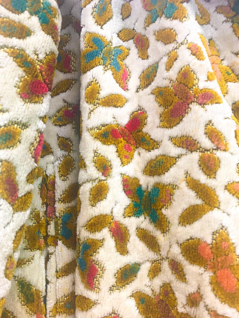 1960s Butterfly Tapestry Swing Coat