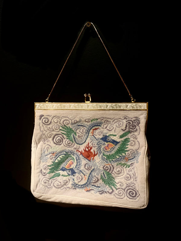 1960s Chinese Dragon purse