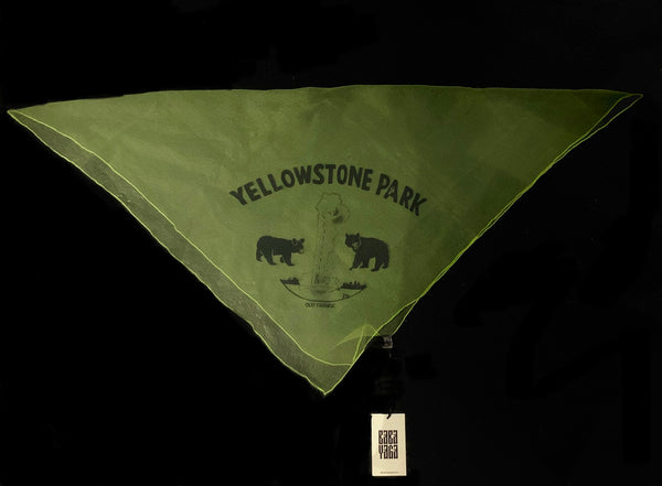 1960's Yellowstone Souvenir Scarf
