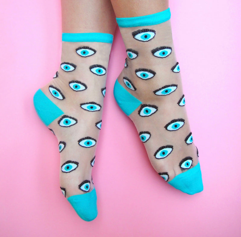 CouCou Suzette Sheer Eyes Socks