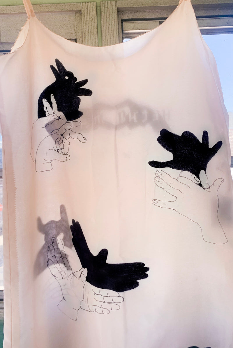 1940s Shadow Puppet Slip Dress