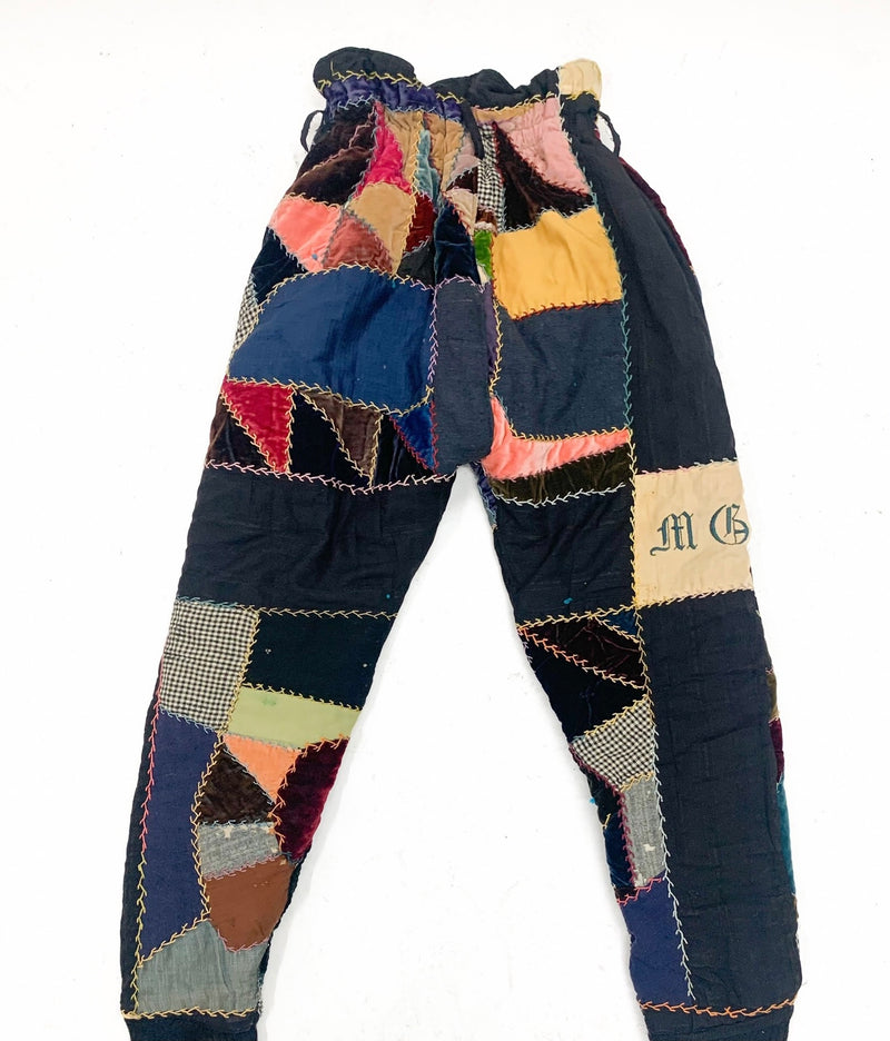 Upcycled Early 1900's Quilted Patchwork Pants